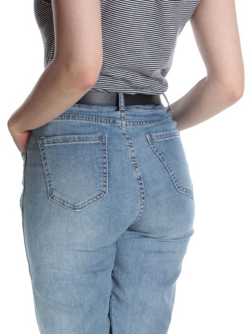 10071 BLUE Джинсы женские AMG JEANS (98% хлопок, 2% лайкра)