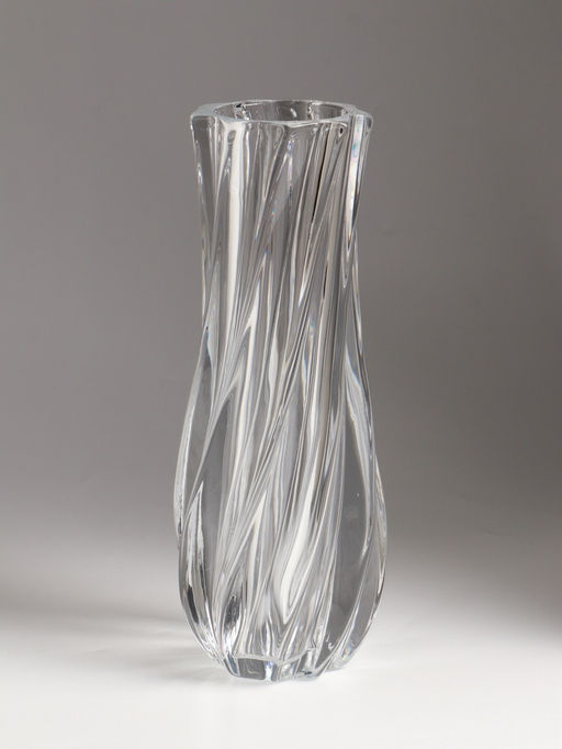 Ваза стекло настольная "Бьорг" 24,5х9 см, прозрачный