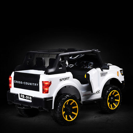 Электромобиль детский "Крутой внедорожник" (цвет белый)