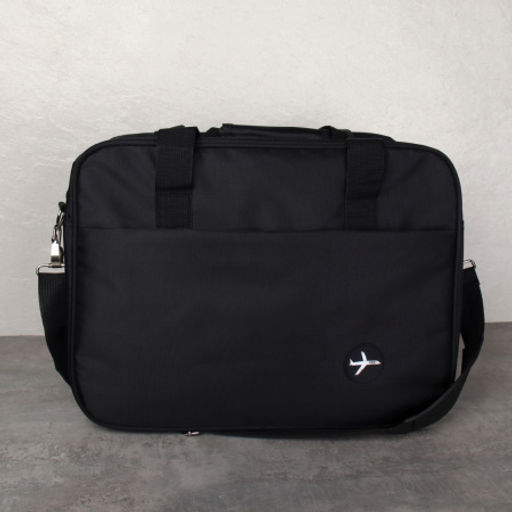 Сумка дорожная 40х22х31 см / BAG-65721/1 /уп 30/черная - ГалеонТрейд фото 2