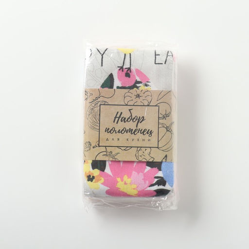 Набор кух. полотенец Доляна Счастливой пасхи 4 шт, 28х46 см, рогожка, 100% хл, 160г/м2  фото 15