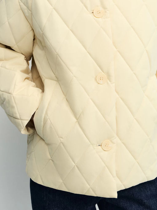 Куртка стёганая с вельветовым воротником / Zarina  фото 13