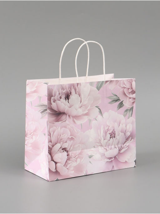 Цена за 2 шт. Пакет подарочный «Расцветай», 25 × 22 × 12 см