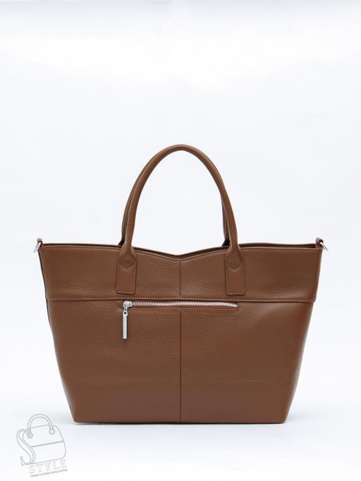 Сумка женская кожаная 1059C brown Polina&Eiterou