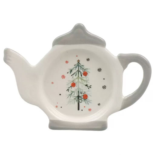 Подставка для чайных пакетиков доломит фигурная 12x8.4 см В ожидании чуда (478184) /DANIKS/