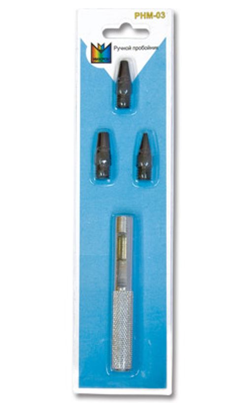 Micron PHM-03 Пробойник ручной 3 насадки