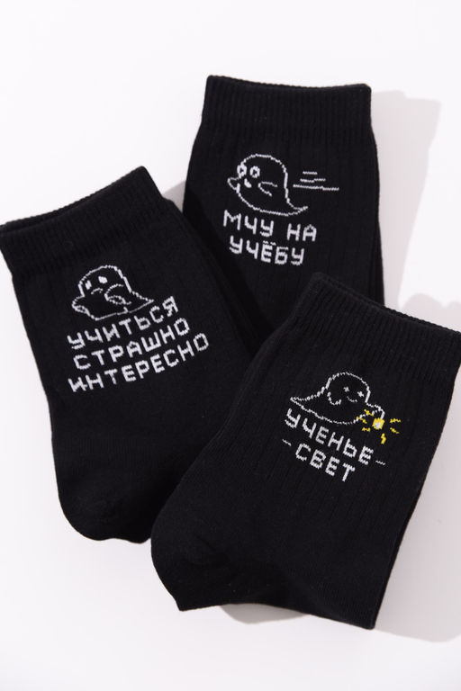 Носки мужские Мчу на учебу (набор 3 пары) - Berchelli фото 3