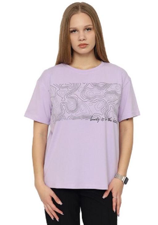 CRB wear / CSMW 60353-45 Футболка женская,лаванда/Ex.Cherubino