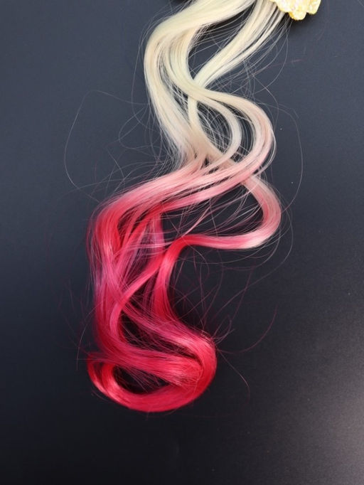 Заколка "Beautiful curl", white (8.5*5.5 см, L=30 см)