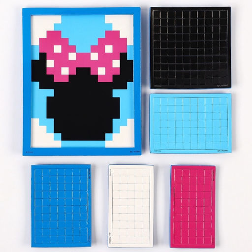 Набор мозаик 3 в 1 Единорог и Минни Маус, аквамозайка, термомозайка и мозаика из EVA, 4+ - Disney фото 4