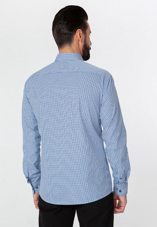 Сорочка мужская длинный рукав GREG 214/131/8016/Z/1p  фото 4