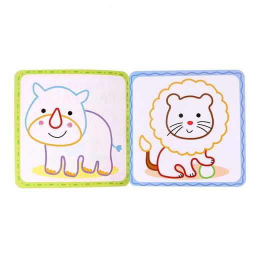 Многоразовая раскраска Животные, 12 стр. - Буква-ленд фото 3