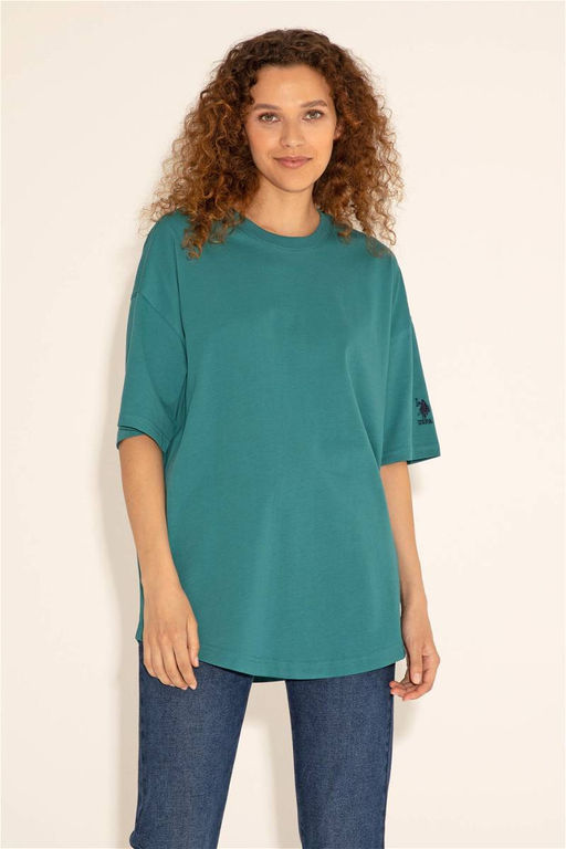 Мужская темно-зеленая футболка - U.s. polo assn фото 10