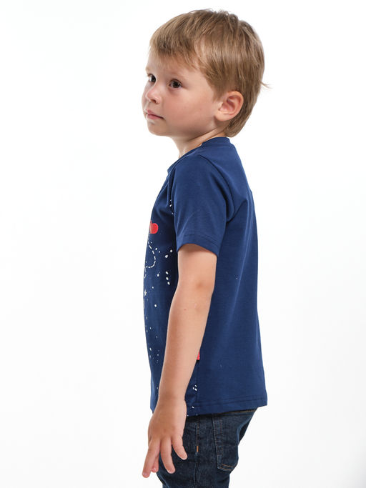 Футболка с принтом UD 0787 темн.бирюза - Mini maxi фото 6