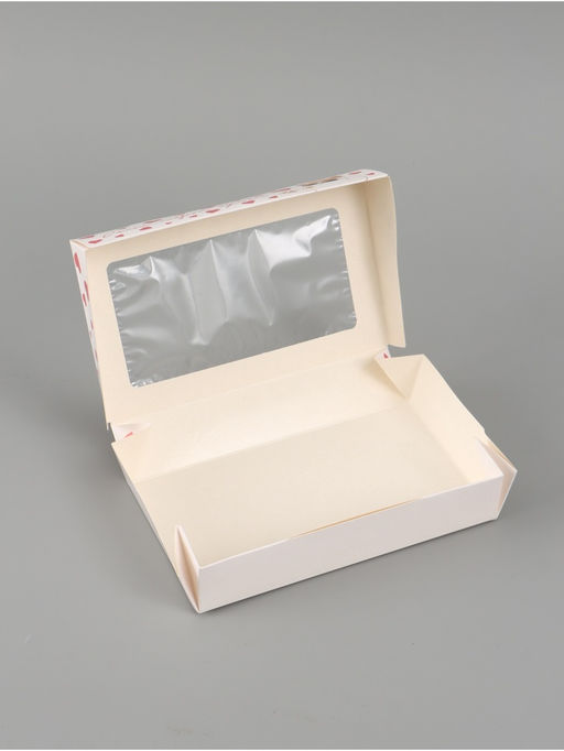 Цена за 5 шт. Коробка подарочная складная «Подарок», 20×12×4 см, с окном