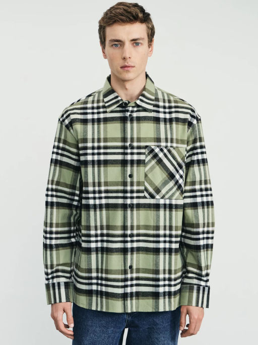 Фланелевая рубашка relax fit / Zarina