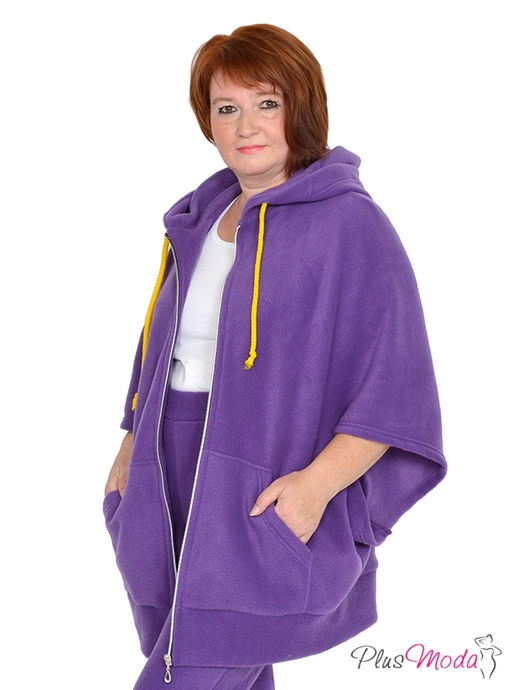 Толстовка Модель №949 размеры 44-84 - Plusmoda фото 4