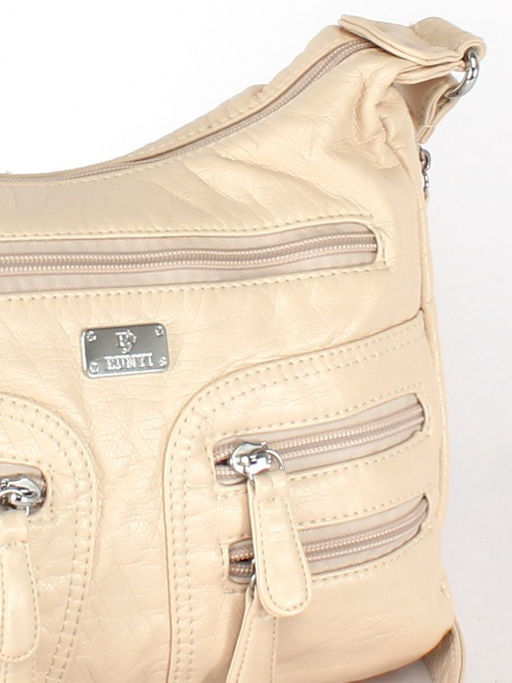 Сумка женская искусственная кожа Guecca-RY 018, 1отд+карм/пер, плечевой ремень, светло-бежевый SALE 245436 - Adelia фото 9