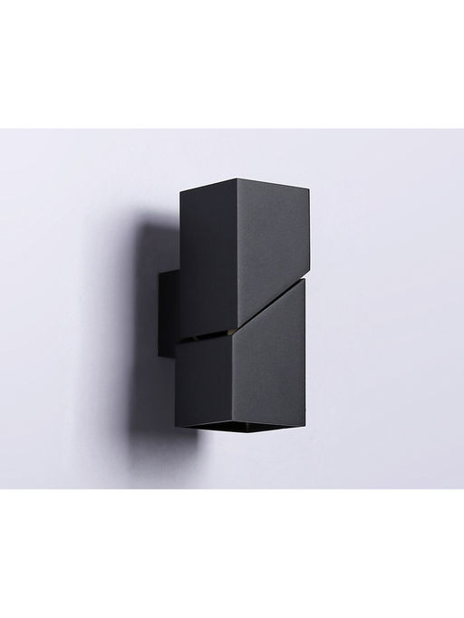 Бра FW2475, 2хGU10, 40 Вт, 15.5×6×9 см, чёрное