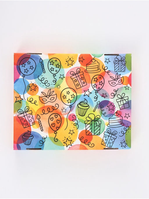 Коробка складная «День рождения», 31 х 25,5 х 16 см