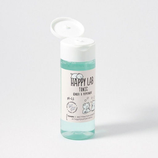 Happy Lab Тоник для лица имбирь и мята, 150 мл  фото 2