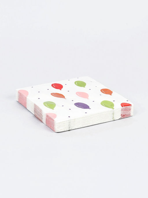 Цена за 2 шт. Салфетки бумажные трёхслойные «Шарики», 33×33 см, 20 шт.