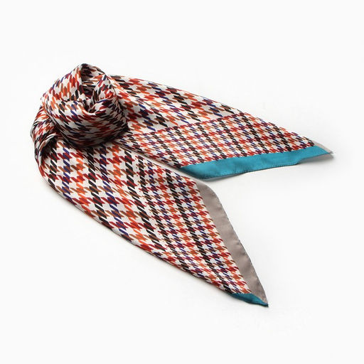 Платок женский MINAKU, размер 70×70 см, бордовый