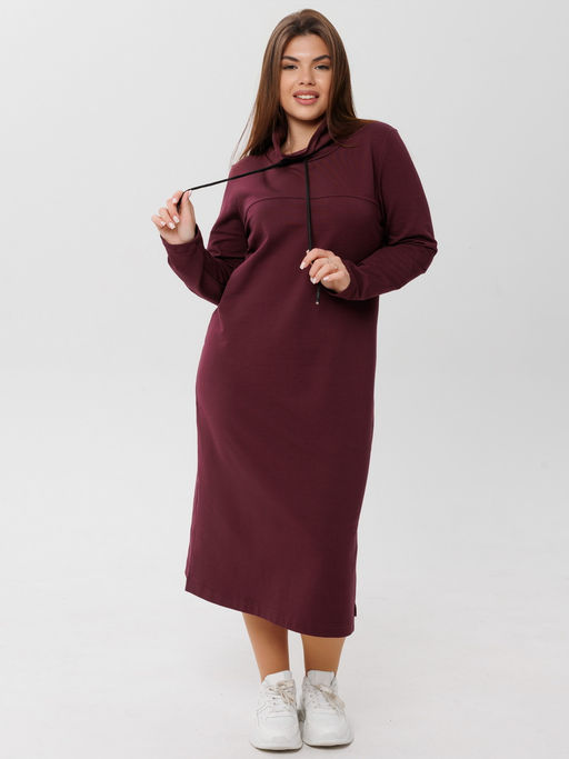 Платье женское П-178 (футер 2х нитка пенье г/к) Темно-синяя