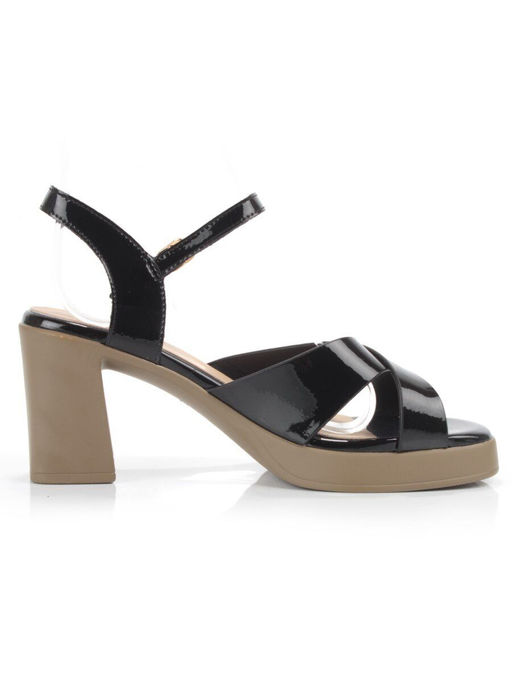 08-PEAG87-2 BLACK Босоножки женские (натуральная кожа) - Фабричный китай фото 10