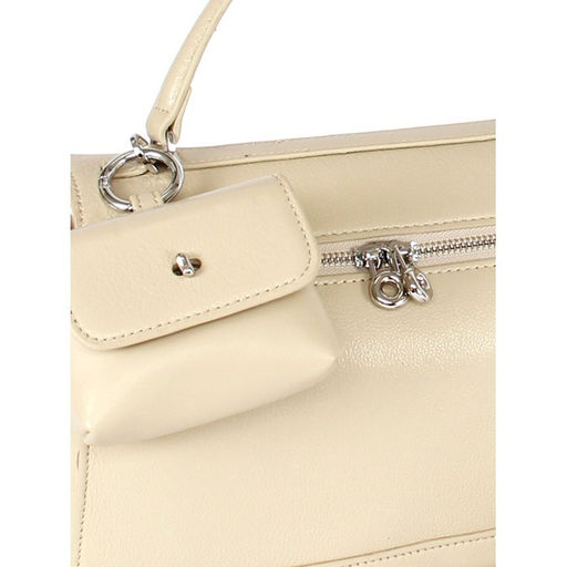 Сумка женская натуральная кожа GU 2033-6637, 1отд+еврокарман, плечевой ремень, бежевый SALE 265822 - Adelia фото 9