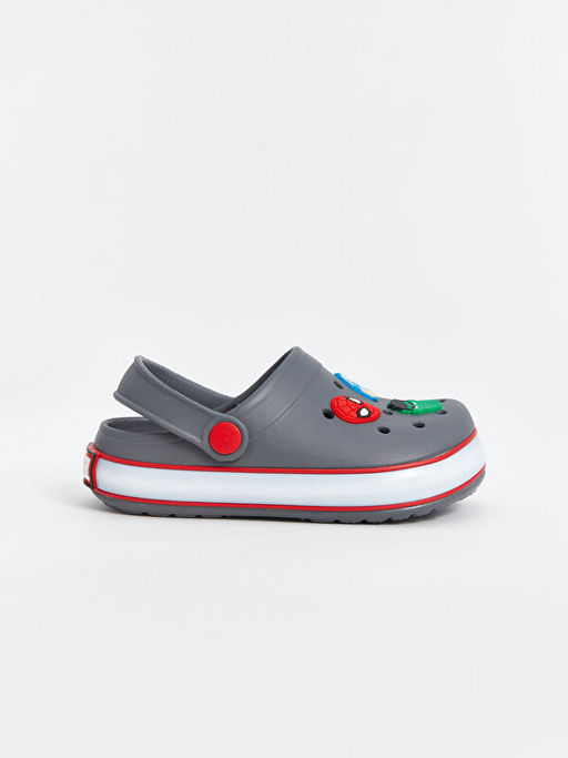 Spiderman Bask?l? Erkek ?ocuk Plaj Sandaleti - Waikiki фото 3