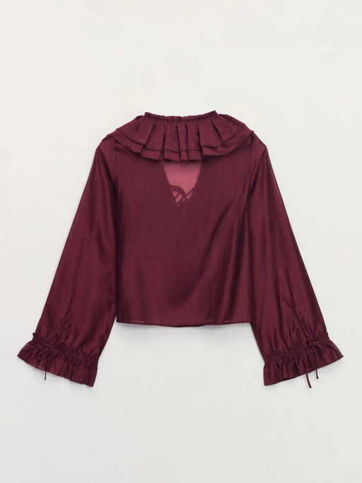 Блуза из шифона с воланами / Zarina