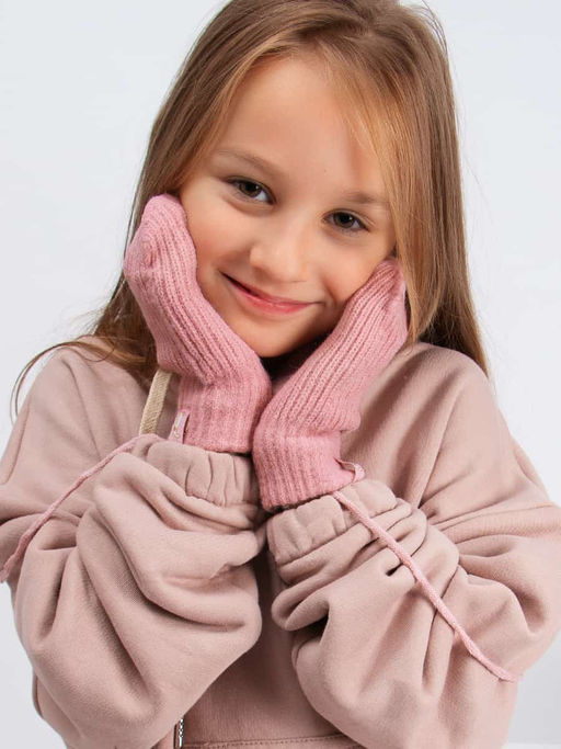 Варежки детские на шнурке Kim Lin  фото 2