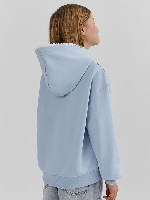 Худи для девочек голубое - Mark formelle фото 3