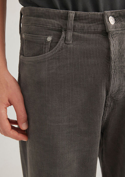 Toronto Street Antrasit Kadife Jean Pantolon - Mavi фото 6