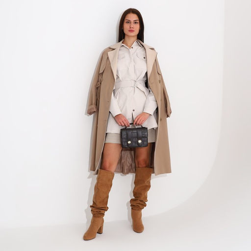 Сумка-мессенджер на клапане, длинный ремень, цвет тёмно-коричневый - Simaland фото 8