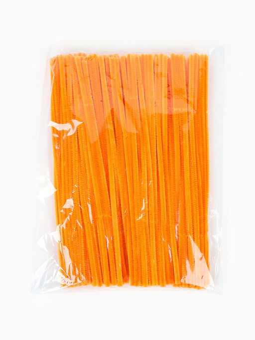 Синельная проволока, набор 100 шт., оранжевая, 30 см