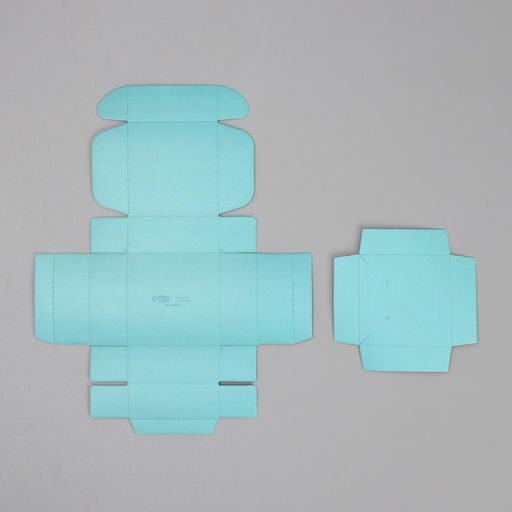 Цена за 5 шт. Коробка под бижутерию двухсторонняя Тиффани, 7.5 7.5 3 см - Дарите счастье фото 6