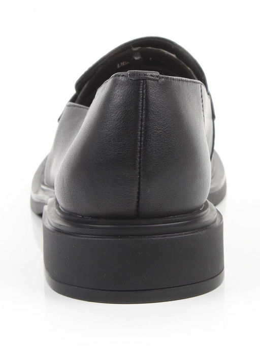 03-DEB57-1 BLACK Лоферы женские (натуральная кожа)