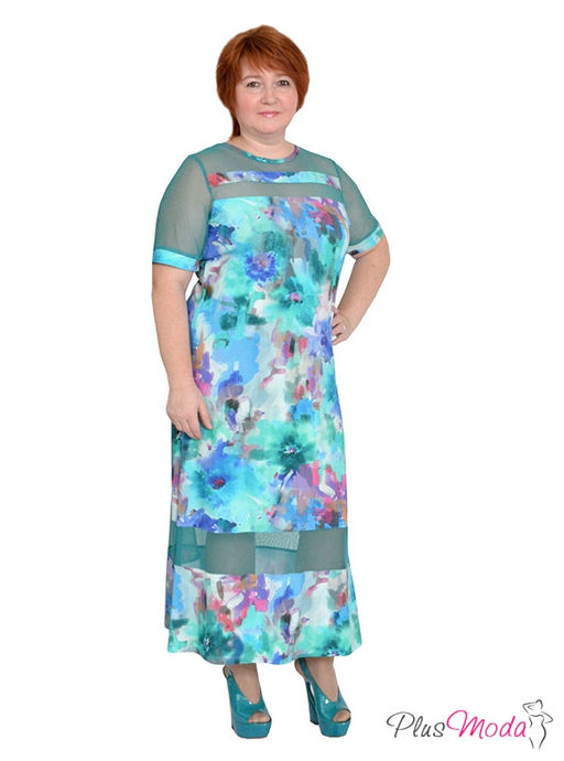 Платье Модель №249 размеры 44-80 - Plusmoda фото 2