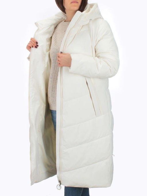126 WHITE Пальто зимнее женское (200 гр. холлофайбер) - Fashion фото 7