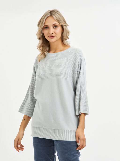 джемпер женский с коротким рукавом из шерсти - Glenfield фото 5