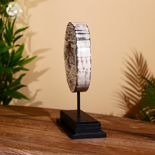 Декор «Кольцо», на подставке, 22×9×31 см, албезия