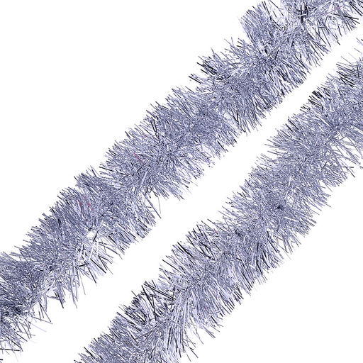 Мишура "Праздничная" серебро 2м.