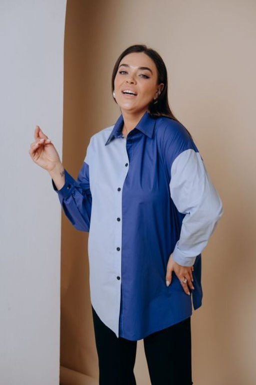 Рубашка Luxury Moda 1375 синий