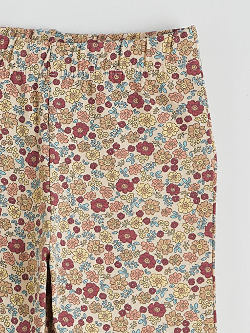 ?i?ek Desenli ?spanyol Pa?a K?z ?ocuk Tayt