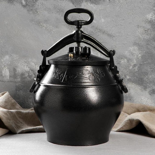 Афганский казан, 15 л, алюминий, чёрный