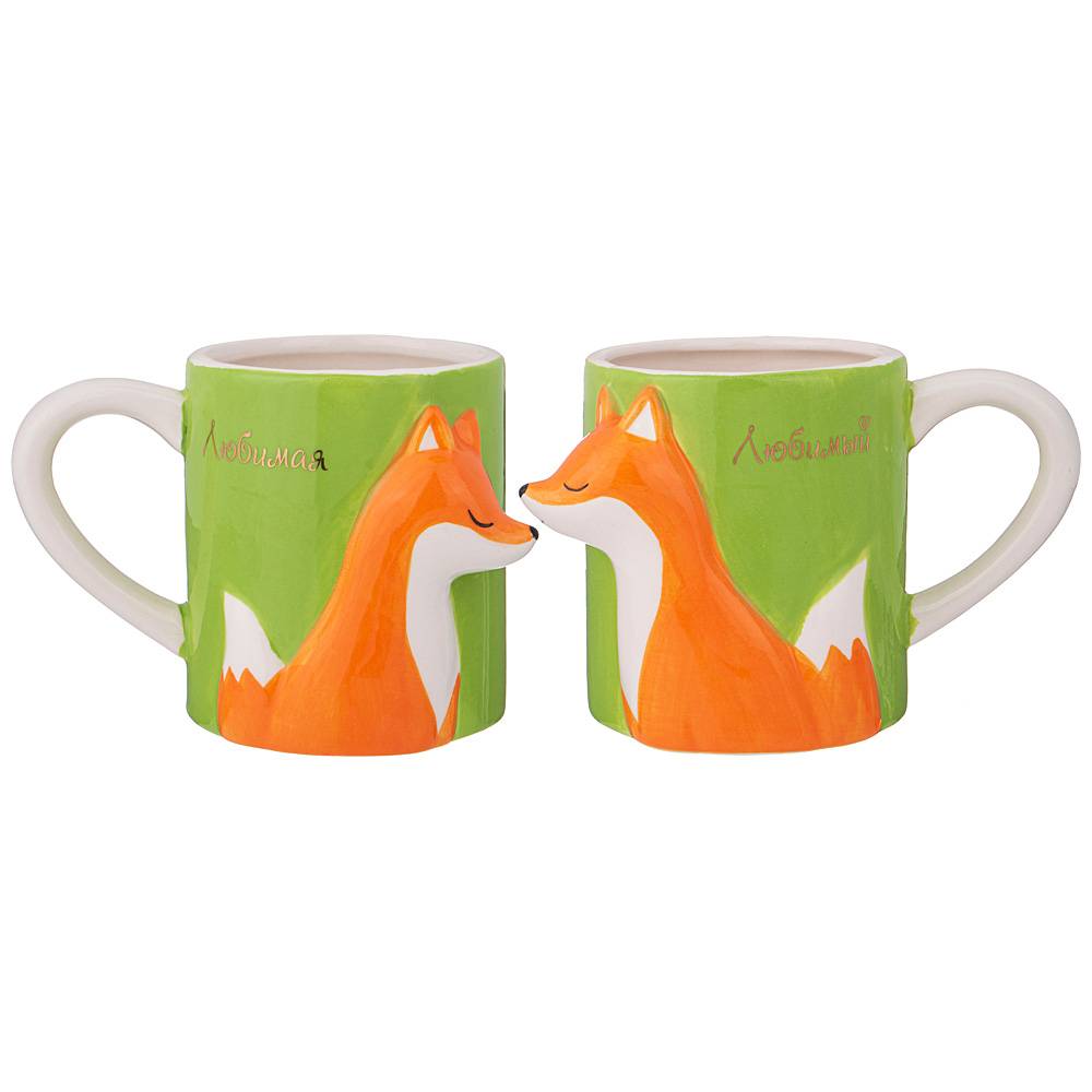 НАБОР КРУЖЕК LEFARD ЛИСИЧКИ 400МЛ  фото 2