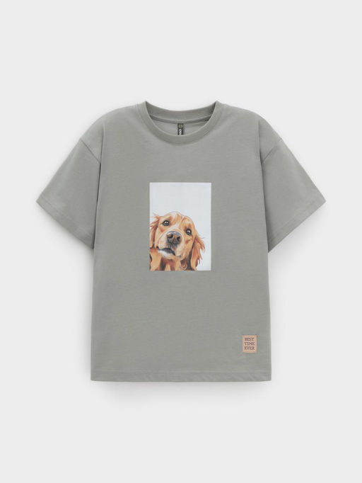 КР 302915/оливковый 0209 к642 фуфайка (футболка) для мал - Crockid фото 2