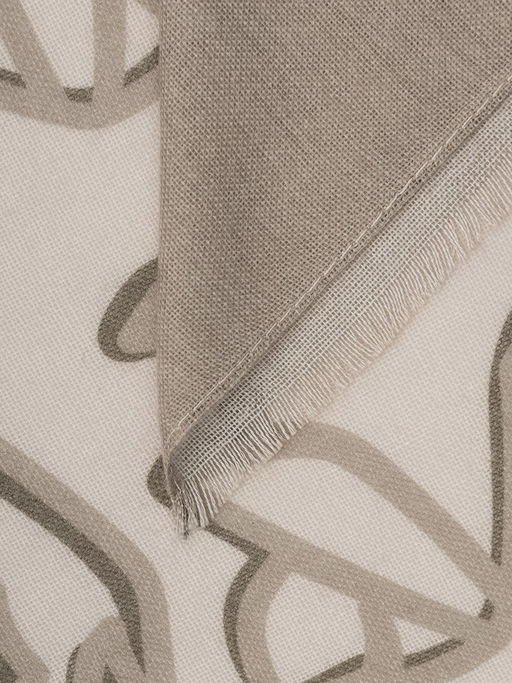 Палантин жен. виск+шерсть 65х180 LSZ33-628-03